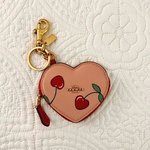COACH Heart Pouch with Heart
